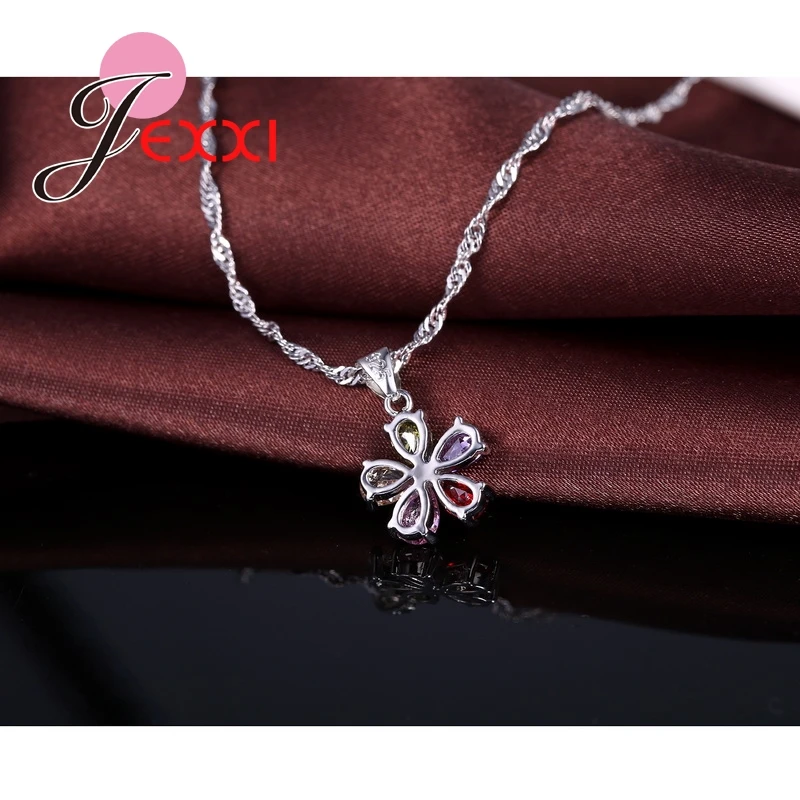 Комплект из колье и серёг серебра 925 пробы|jewelry gift sets|jewelry set 925jewelry necklace sets |