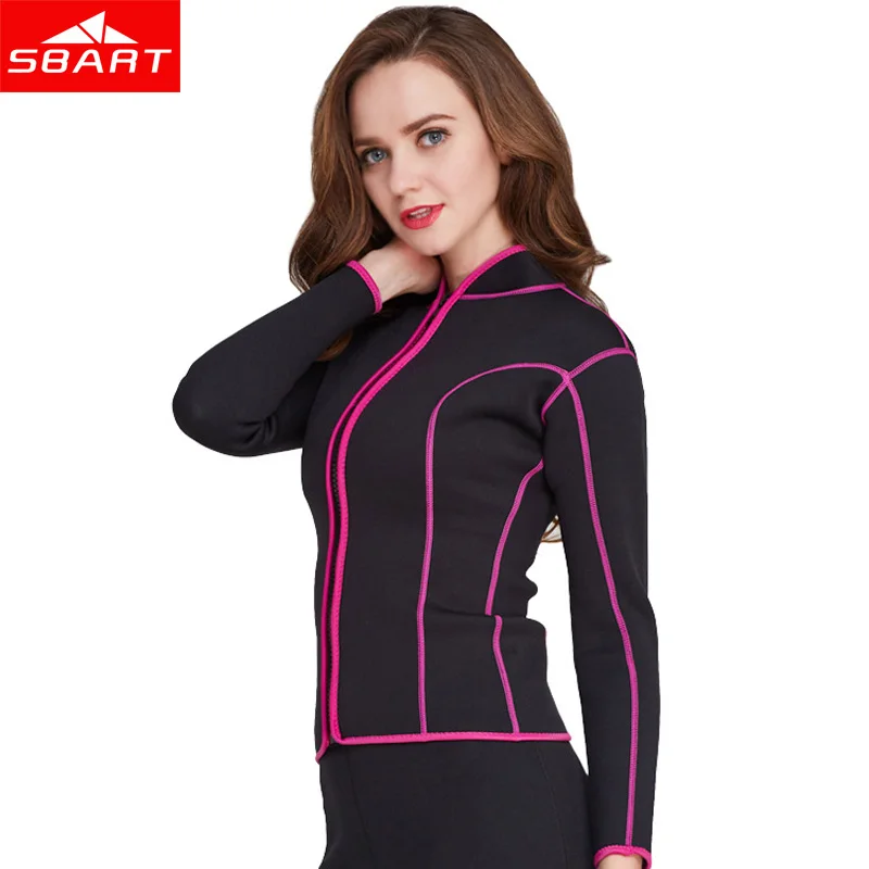 SBART 2017 купальник женский спортивный костюм С Длинным Рукавом Женщины 2 ММ