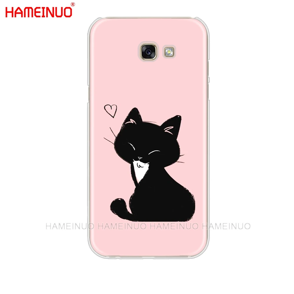HAMEINUO Kawaii Molang мультфильм аниме собака кот сотовый телефон чехол для Samsung Galaxy A3 A310 A5