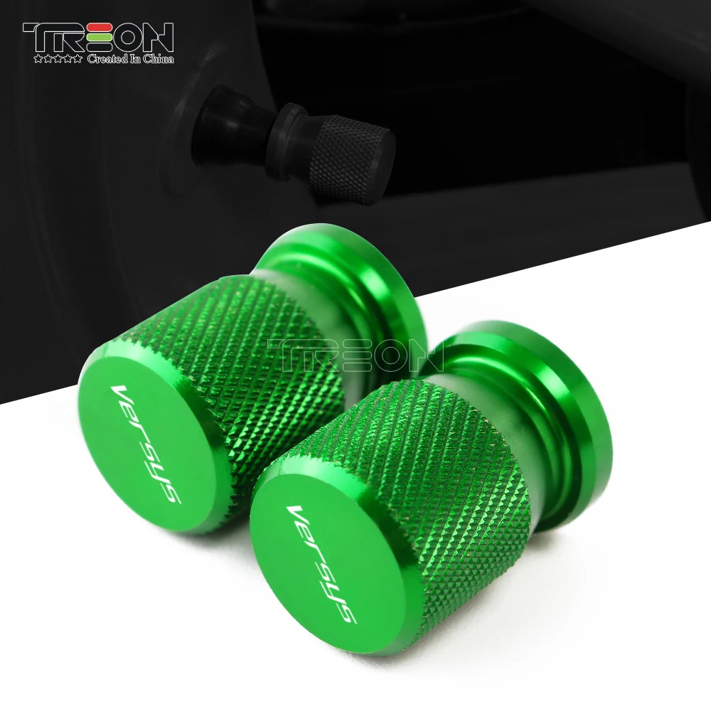 

TREON 7 Colors For KAWASAKI VERSYS All Years Motorcycle Accessories Wheel Tire Valve Stem Caps Airtight Covers CNC Aluminum