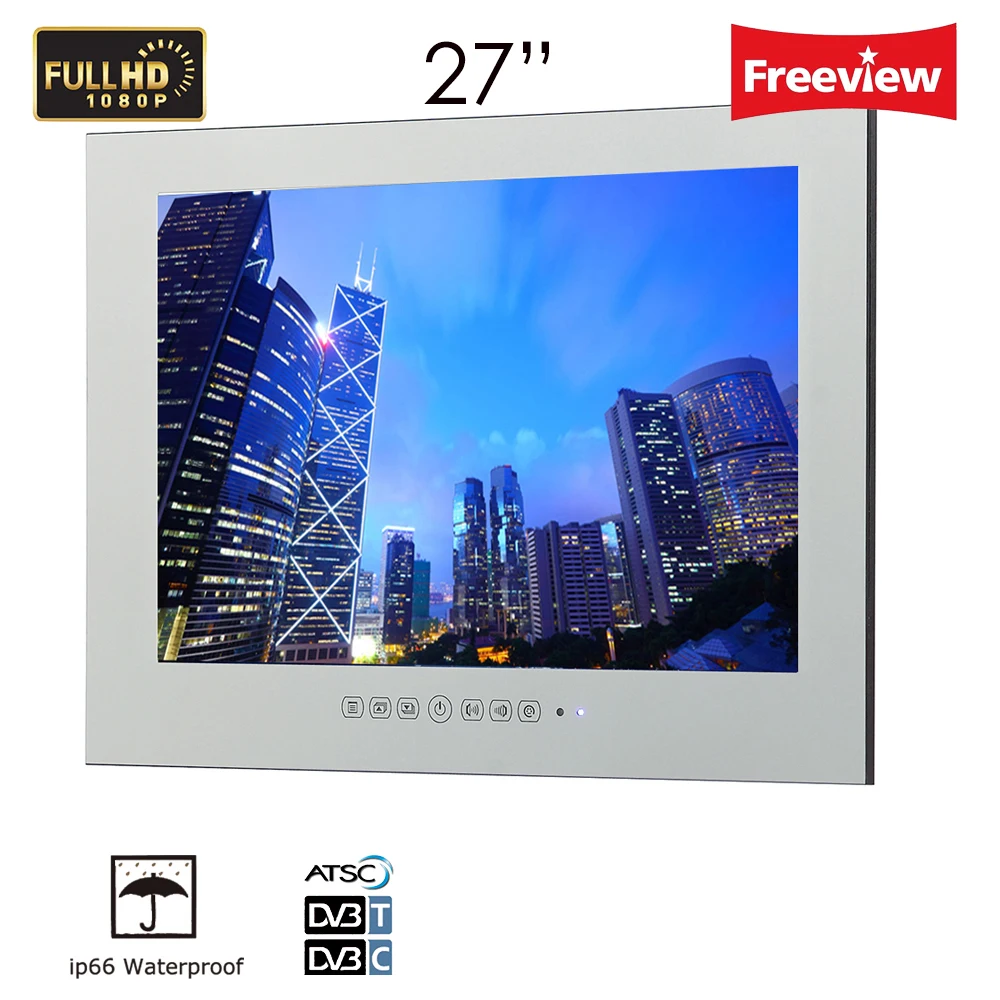 Souria 1080 P 27 дюймов full HD Ванная комната ТВ Стекло исчезающего волшебное зеркало