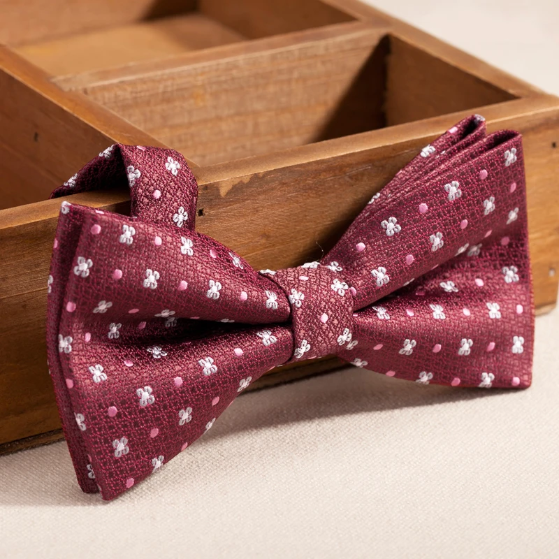 SALE New 2019 High Quality Designer brand Bow Tie Red Floral Men's Ties for Weddings Formal Business Mens Bowtie Gift Box | Аксессуары