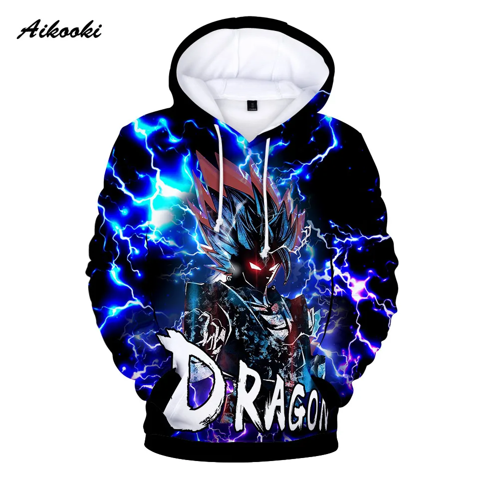 Принт Dragon Ball 3D толстовки мужские/женские модные Аниме 2018 с капюшоном Мужские топы