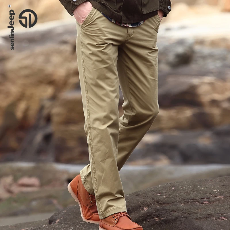 Свободные мешковатые мужские брюки-карго высококачественные хлопковые