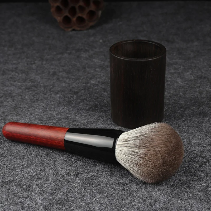 001 Профессиональные кисти для макияжа ручной работы из мягкого лисьего волоса