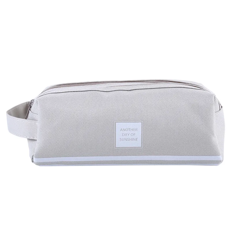 Креативная двухслойная косметичка на молнии Большая вместительная для девочек