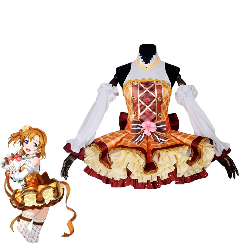 Love Live! Цветочный букет Honoka Kousaka Пробуждение платье косплей костюм все размеры