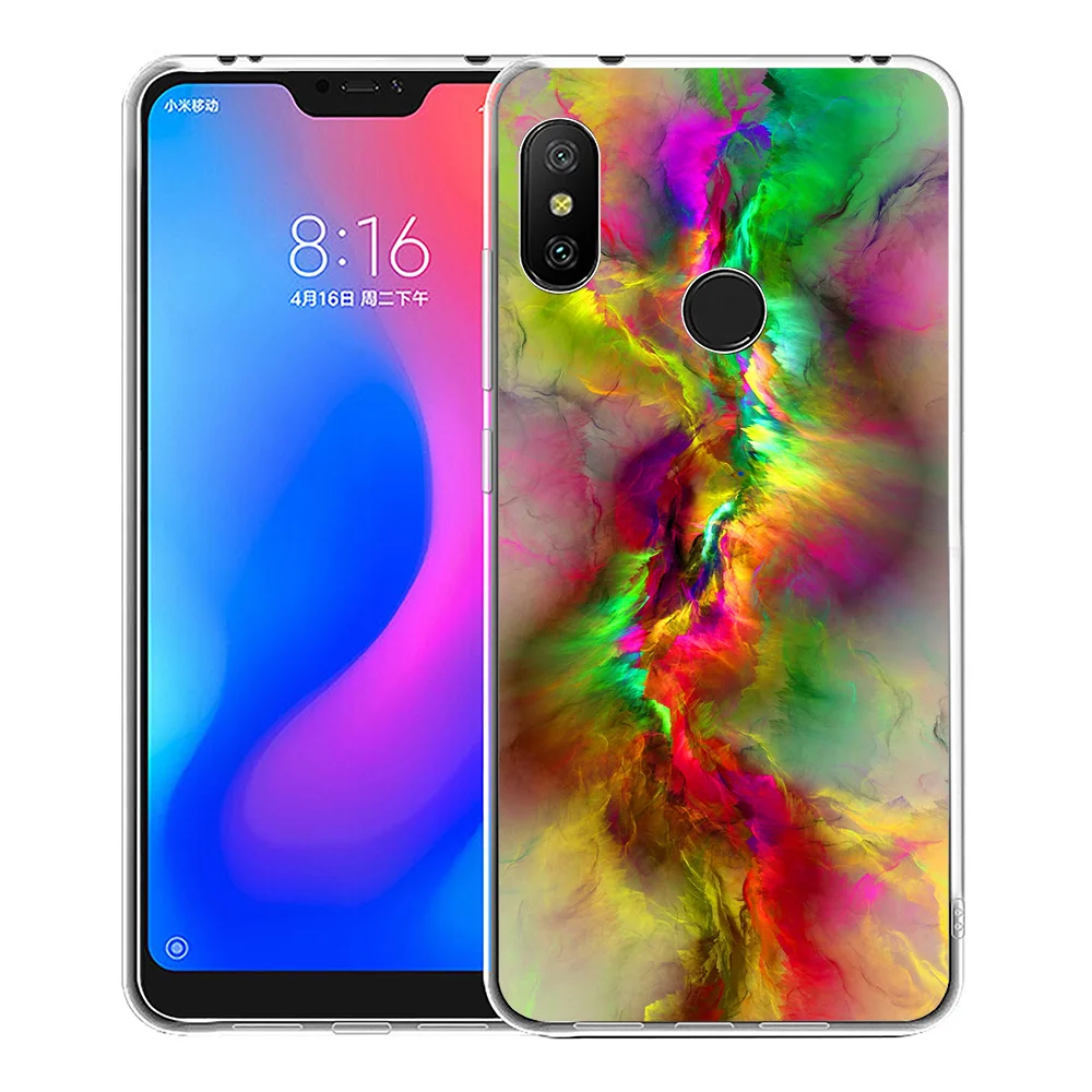 Мягкий силиконовый чехол для телефона IYICAO Fantasy Nebula Space Stars Xiaomi Mi 9 8 SE 6 A1 A2 Lite F1 MIX2S MIX3