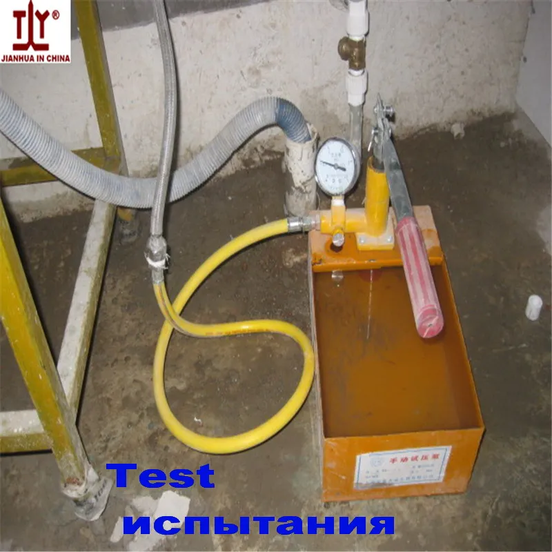 Водопроводный инструмент ручной насос для проверки давления воды