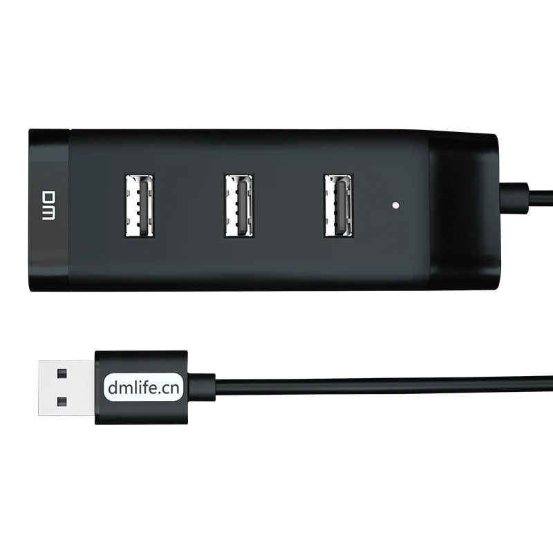 

4 Port Micro USB Hub 2.0 USB Splitter High Speed 480Mbps Hub For Tablet Laptop Computer Notebook 120cm cable