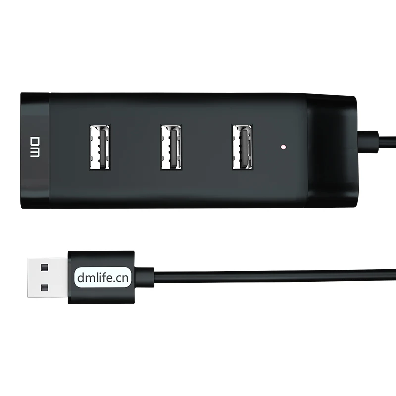 4 порта Micro usb-хаб 2 0 USB высокоскоростной разветвитель 480 Мбит/с концентратор для