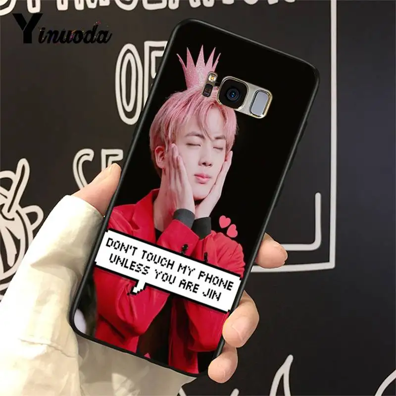 Чехол Yinuoda для Galaxy S9 Korea Star't Touch Me окрашенный чехол смартфона Samsung S8 plus plus|Бамперы|