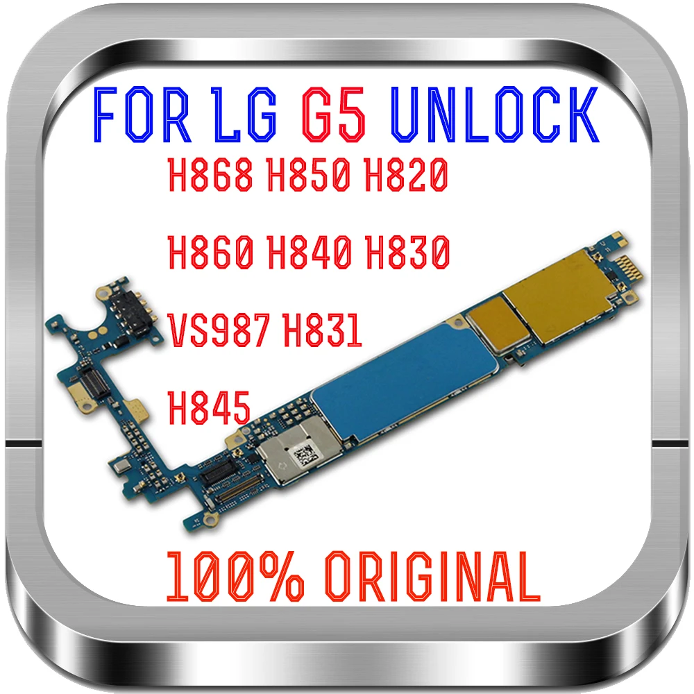 Оригинальная материнская плата для LG G5 H868 H850 H820 H860 H840 H830 VS987 H831 H845 с системой