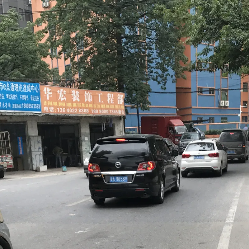 Для Mazda 5 2008 2009 2010 украшение автомобиля Неокрашенный задний спойлер высокое