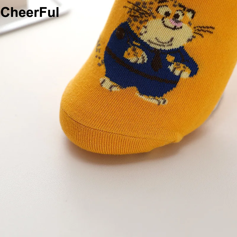 2019 новые хлопковые повседневные женские носки Лис Ник Леопардовый принт прямые