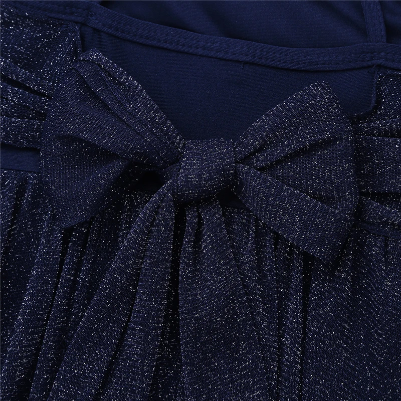 Teen Girls Mesh Glittery Ballet Tutu Dress Latin Dance Leotard Gymnastics Ballerina Party Kids Wear | Тематическая одежда и