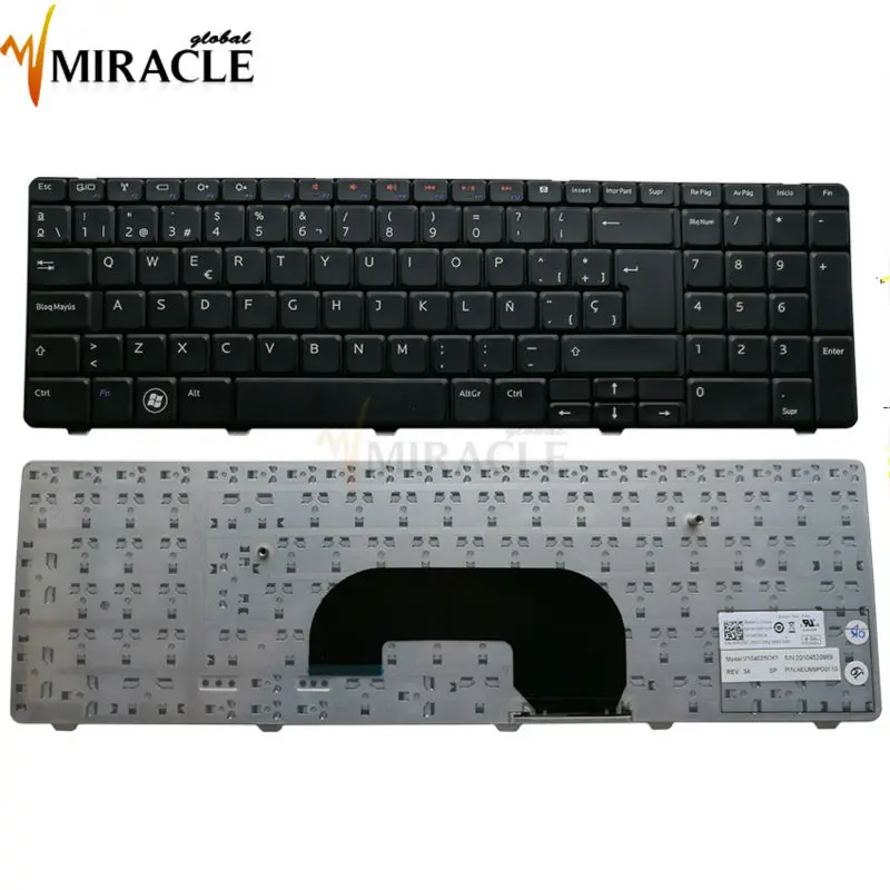 Ремонт You Life Клавиатура для ноутбука DELL N7010 17R испанская клавиатура Бесплатная