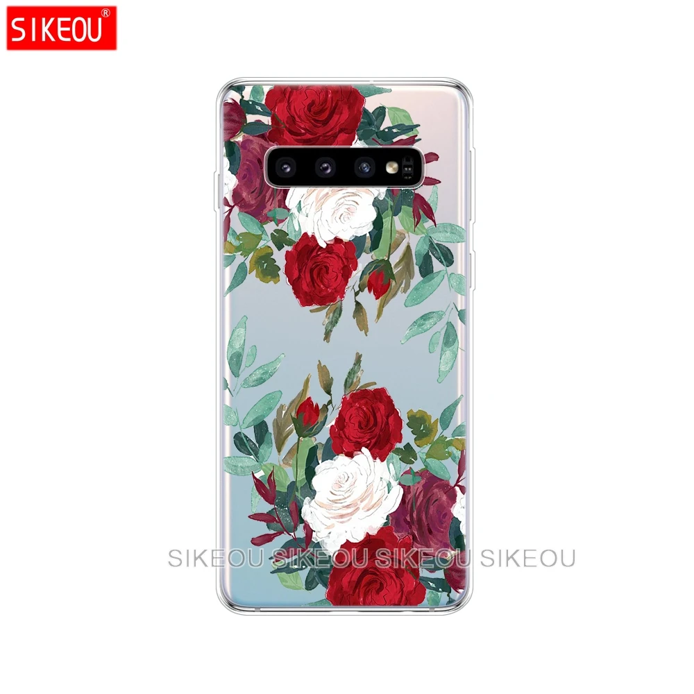 61041 Для samsung Galaxy S10 чехол S10Plus Силиконовый ТПУ чехол для телефона S10 E чехол для samsung S10 Plus G975F S 10 SM-G973F прозрачный - Цвет: 61041