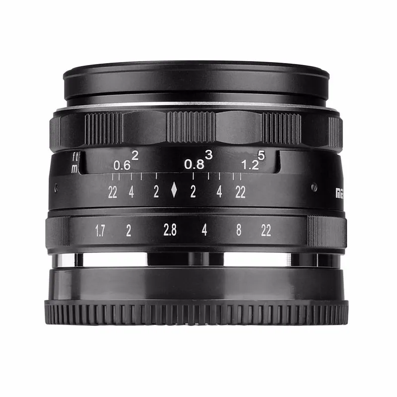 Объектив Meike MK N1 35mm f/1 7 35 мм f1.7 с большой диафрагмой ручной фокус объектив APS C для