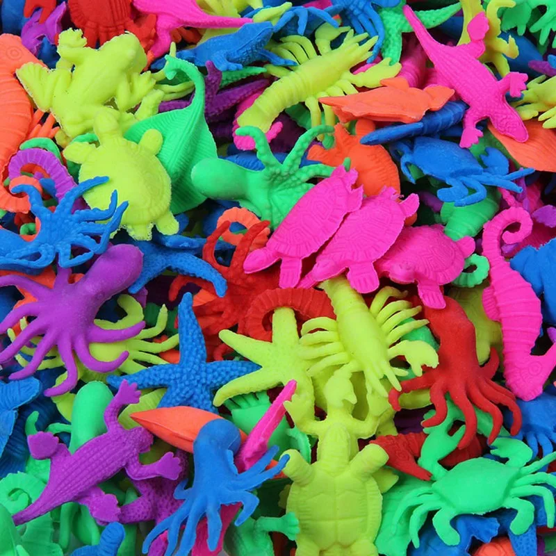 10 шт. силиконовые игрушки для выращивания животных новинка Детские водяные