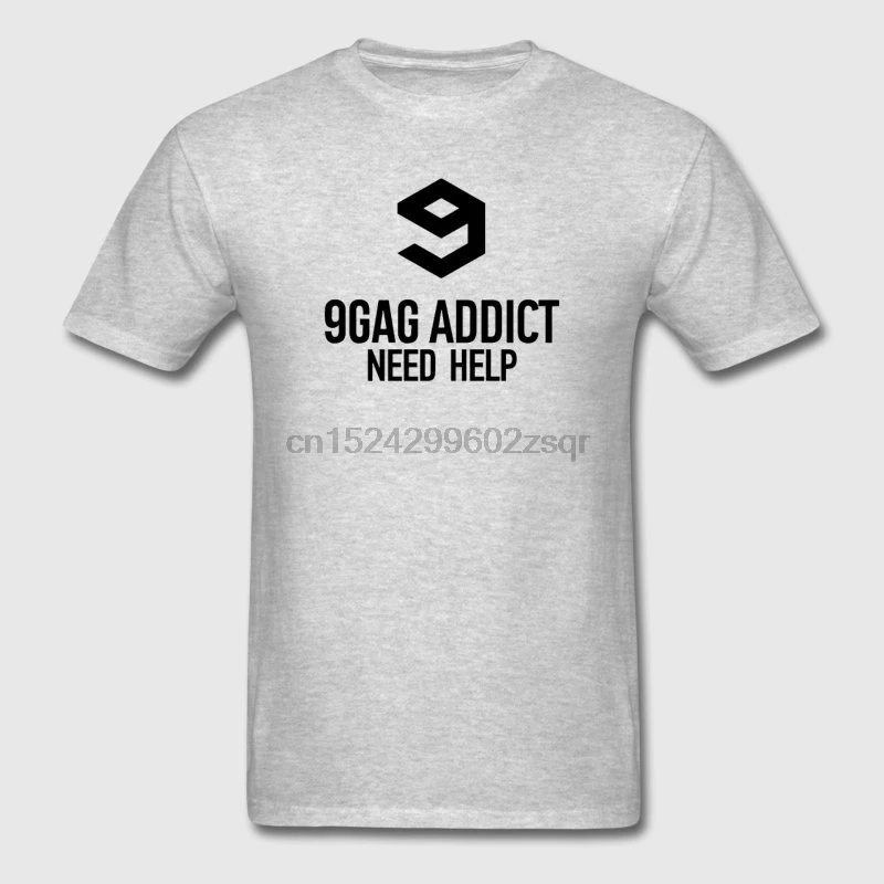 9gag Addict Need Help Men Fashion T-shirt | Мужская одежда