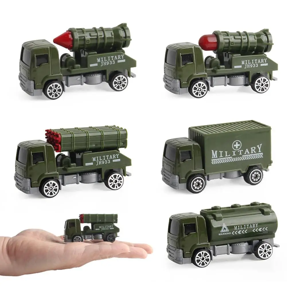 1:64 5 шт. набор литых под давлением военных транспортных средств из металлического