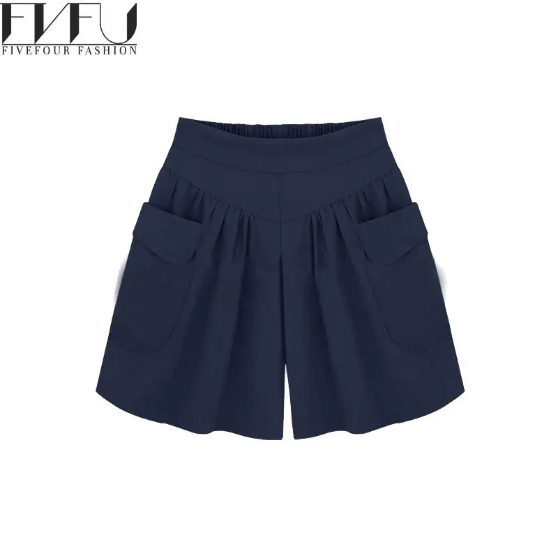 Новая мода 2018 шорты Для женщин Сплошной Цвет свободные летние более Размеры d