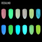 ROSALIND 10 цветов Неон фосфор пудра для ногтей блестящая пудра Пыль светящаяся флуоресцентный пигмент пудра Блестки для ногтей Светящиеся в темноте