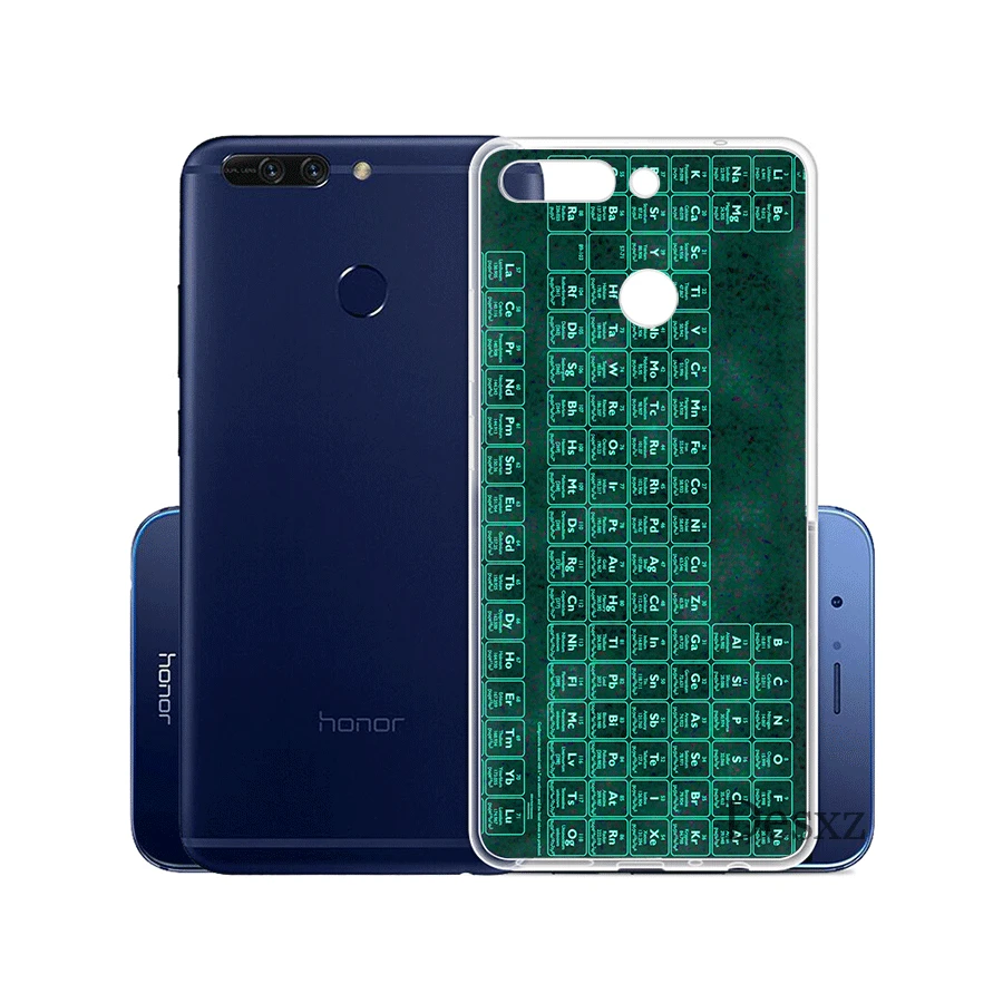 Phone Case Cover Chemistry Periodic-table Science For Huawei Honor Note 6A 6C 7A 7X 7C Pro 8 9 10 Lite Play Shell | Мобильные