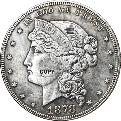 1878 долларов США 1 долл. копия монет типа 4 | Дом и сад