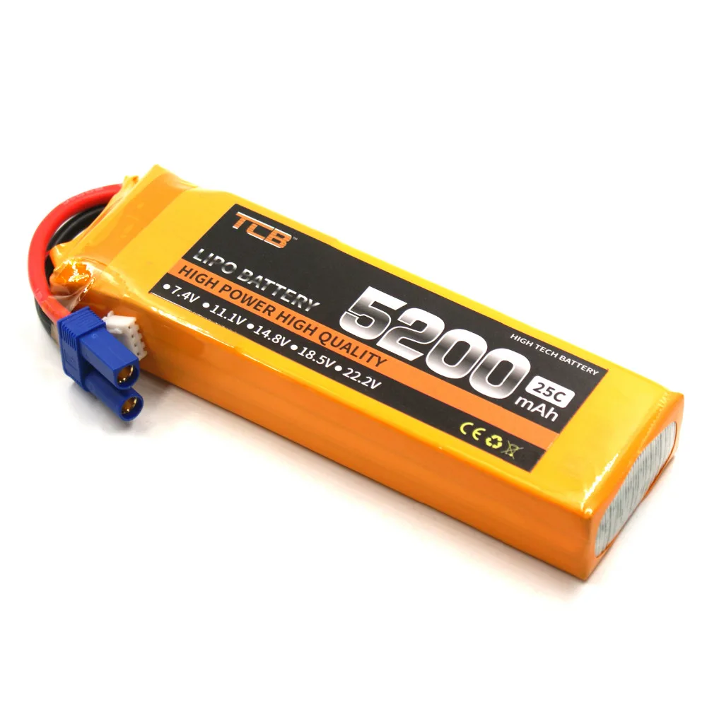 TCB RC Lipo батарея 11 1 V 5200 mAh 25C 3 S батареи для самолет Радиоуправляемый автомобиль