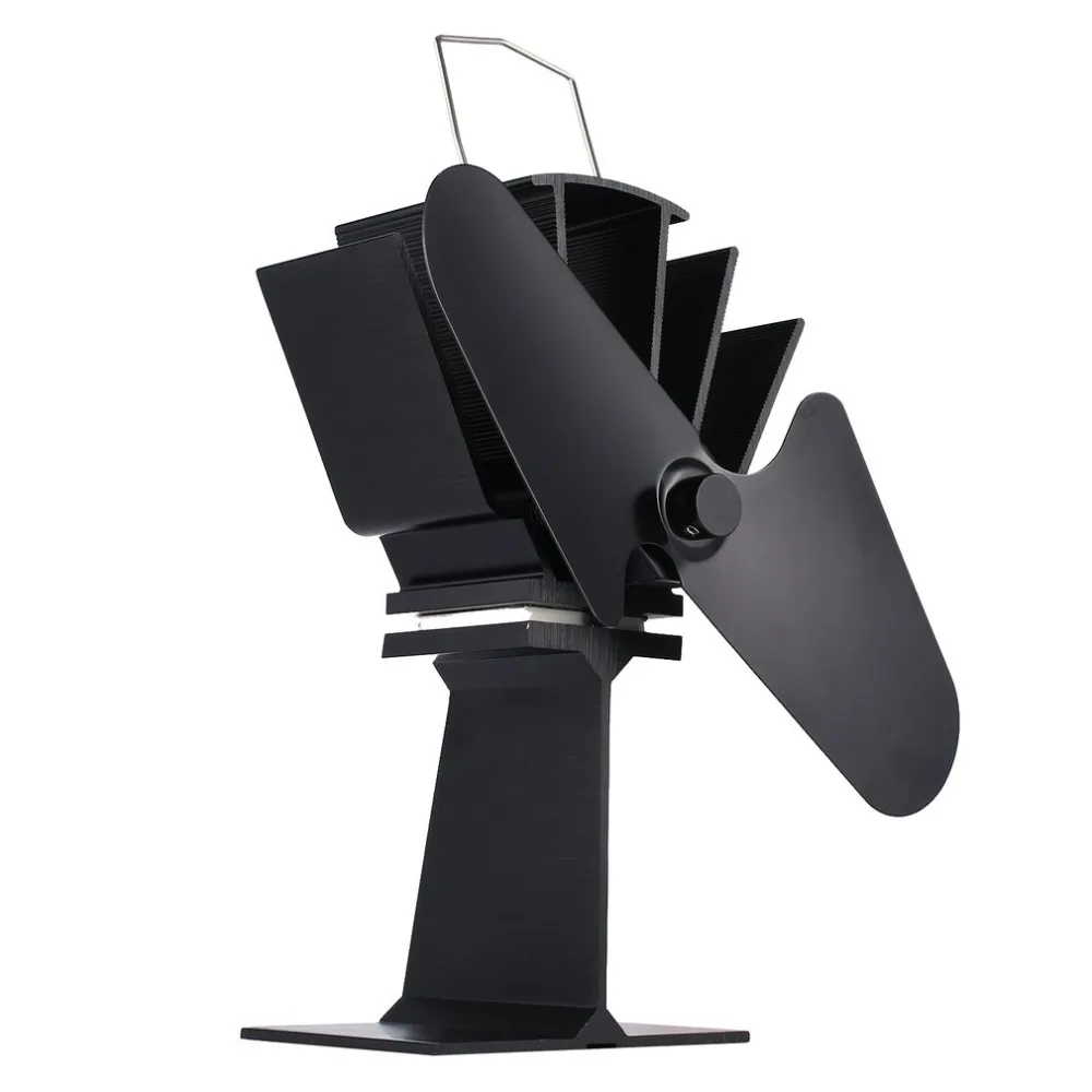 2 Лопасти вентилятор для печи работающий от тепловой энергии домашний бесшумный