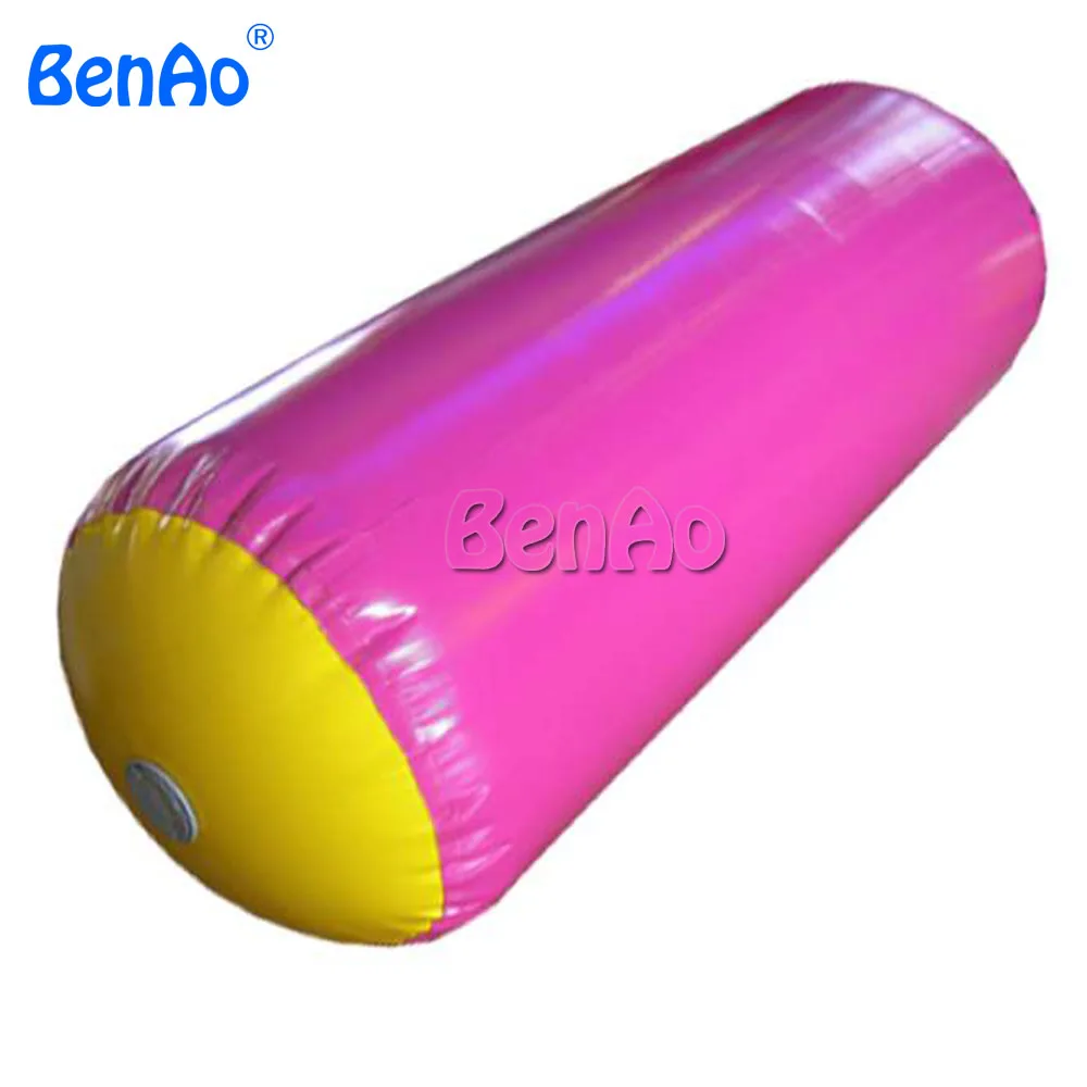 

GA108 BENAO Free shipping AirRoller gymnastics air roll inflatable air barrel/ PVC inflatable air roller air tumble barrel for