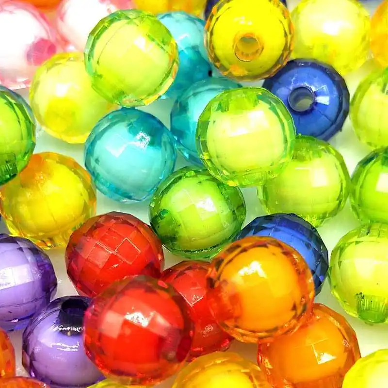 DIY 8/10/12 мм 100/50/30 шт. дешевые круглые бусины из акриловой смолы конфетных цветов