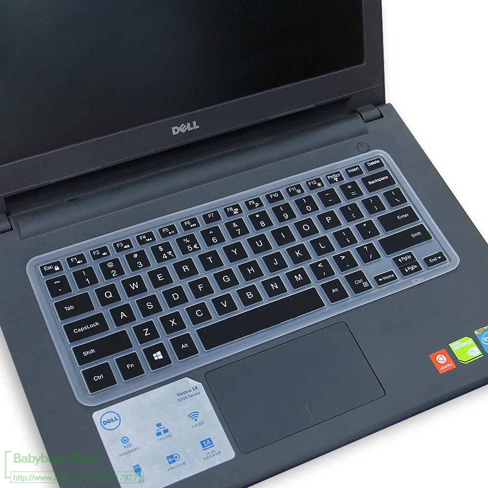 Силиконовый чехол для Dell Inspiron 14 Vostro 7000 7460 Φ Ins Ins15 Ins14 7560 дюймов|Чехлы клавиатуры| |