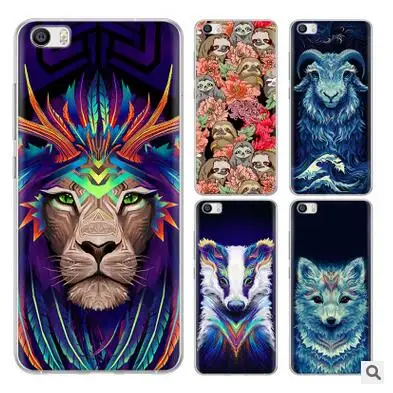 Для Сяо mi 5S чехол Роскошный тонкий 0 6 мм мягкий ясно TPU Книги по искусству Дизайн