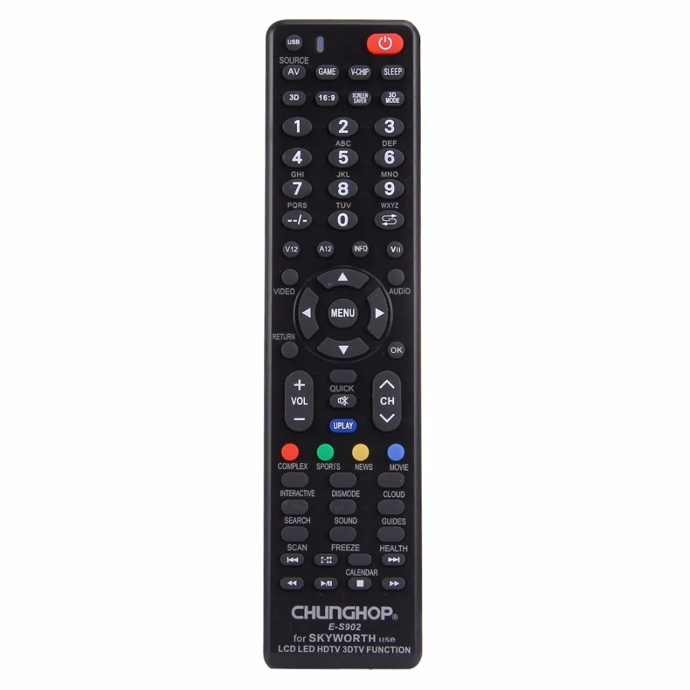 CHUNGHOP E-S902 пульт дистанционного управления для SKYWORTH светодиодный TV / LCD TV / HD TV / 3D TV универсальный пульт дистанционного управления