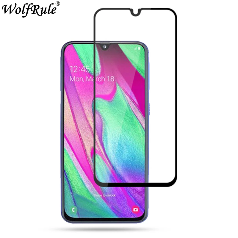 2 piezas para Samsung Galaxy A40 vidrio para Samsung A40 vidrio templado Protector de pantalla completa para Samsung A40 SM-A405F/DS vidrio de tel&eacute;fono-0