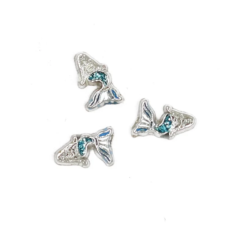 Free Shipping 20pcs Enamel Mermaid Floating Charms Fit For Glass Living Memory Lockets Gifts | Украшения и аксессуары