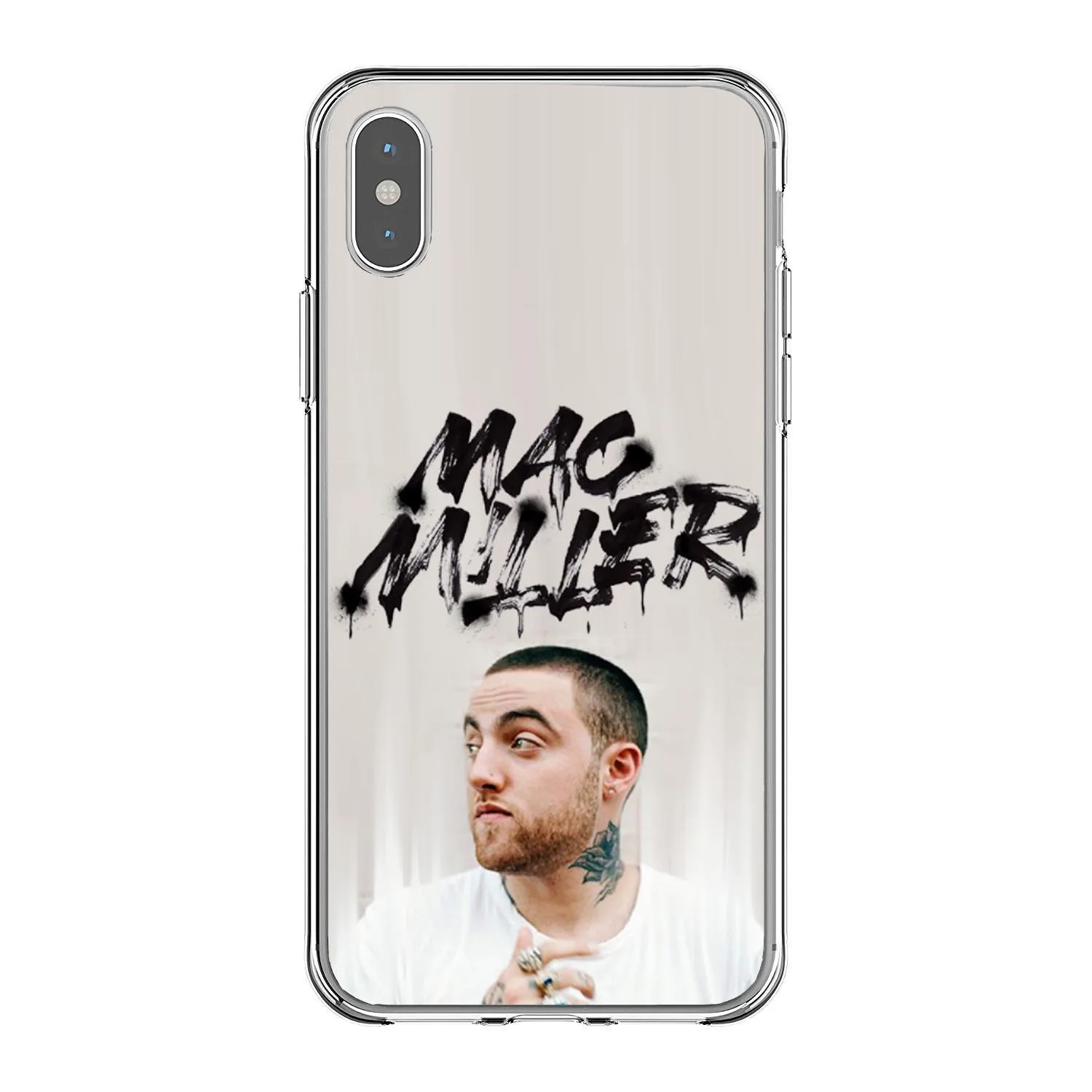 Macs Miller чехол силиконовый мягкий для телефона iPhone X10 Рэппер задняя крышка 5 5s SE 6 6splus