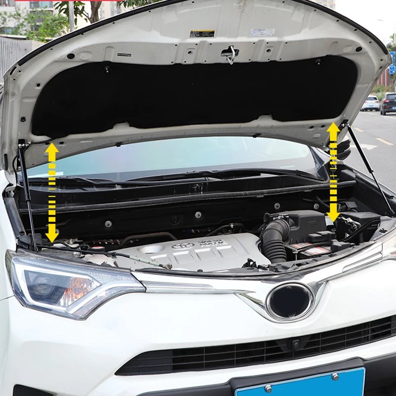 Вытяжка двигателя гидравлический подъемник для Toyota RAV4 2013 2017 2018 передняя капот