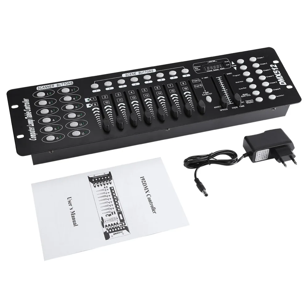 ZQ-PJ58 192 DMX512 Каналы контроллер освесветильник сцены используется для школьных