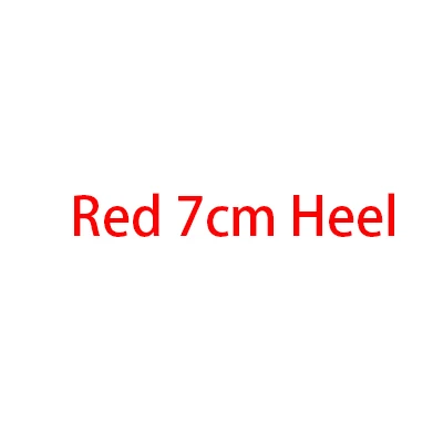 Red 7cm Heel Женская свадебная обувь; красные свадебные туфли-лодочки на высоком каблуке с кристаллами; золотистые туфли на металлической шпильке; женские пикантные туфли для вечеринок с кружевной бахромой - Цвет: Red 7cm Heel