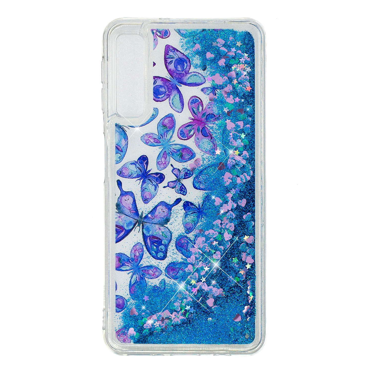Чехол A50 для samsung Galaxy A10 A20 A30 чехол башня из мультфильма девушка блеск Жидкий чехол для телефона для samsung A70 чехол