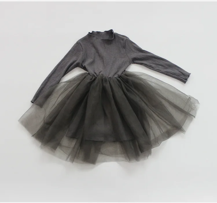 Korean Toddler Kids Girl Dress Lace Gauze Tulle Spring Sweet Princess Clothings | Детская одежда и обувь