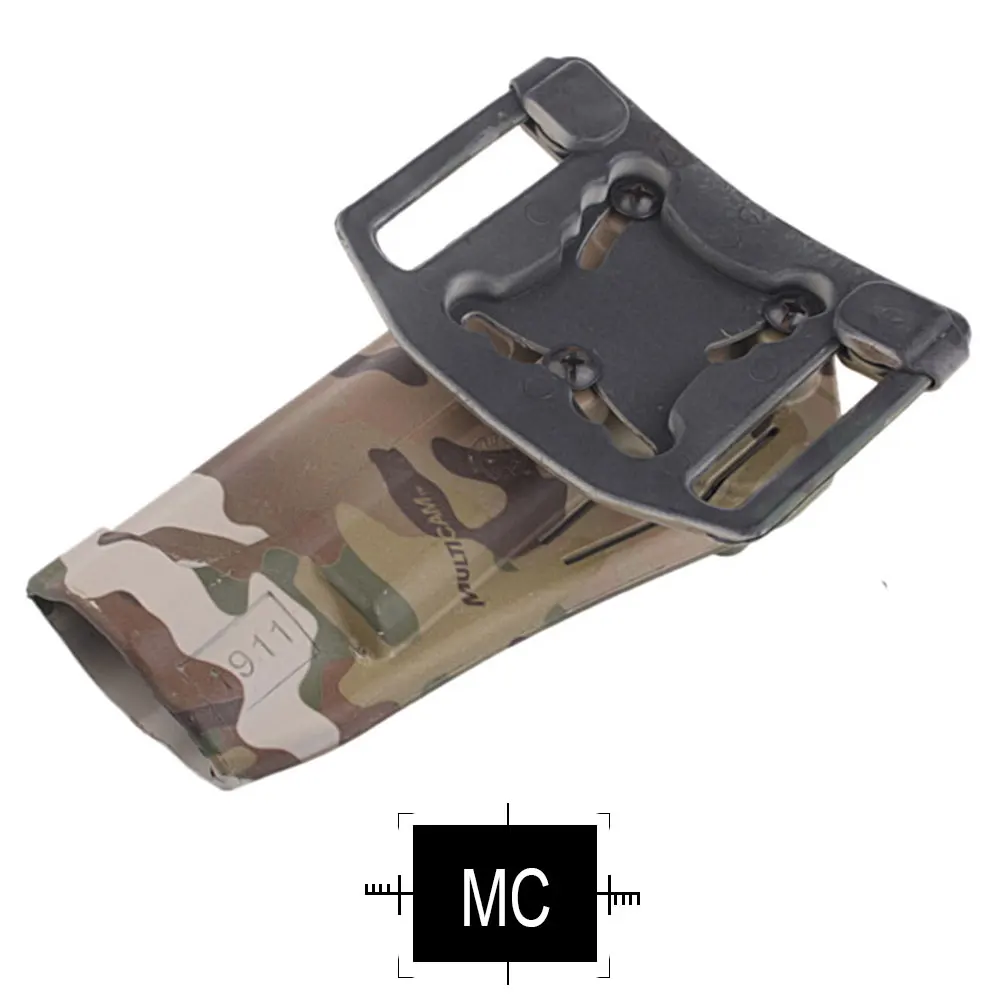 Emersongear быстро кобура для 1911 Пластик кобура подсумок Тактический Охота Airsoft 1911 кобура Мультикам em6096