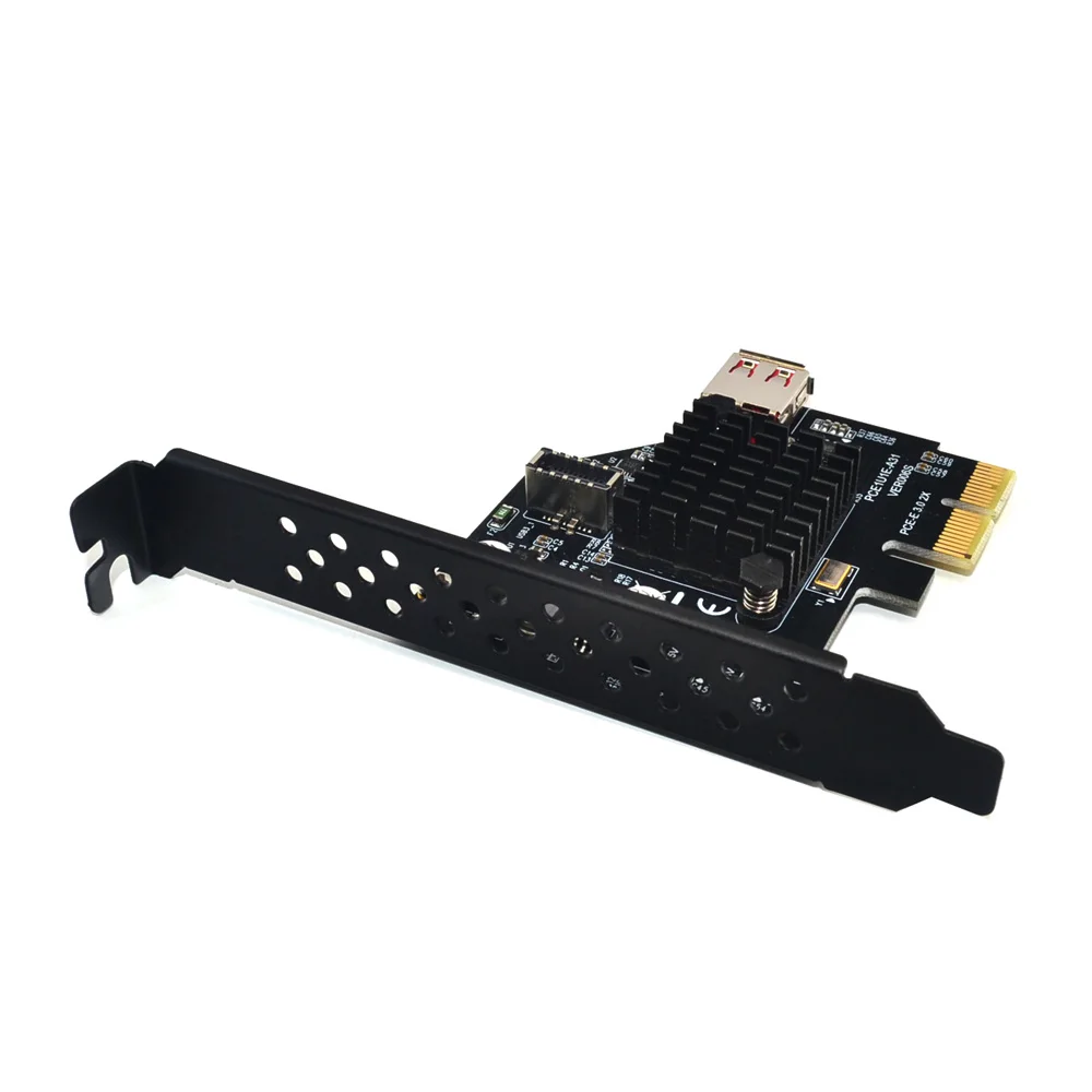 Плата расширения BTBcoin PCI Express 3 0 USB 1 E карта PCIE адаптер для подзарядки Gen2 10 Гбит/с +