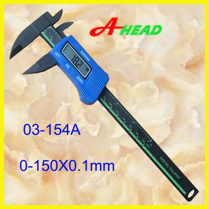 Впереди 0 150 мм/6 &quotПластик цифровой суппорт 03 154a|plastic digital caliper|digital caliperdigital calipers
