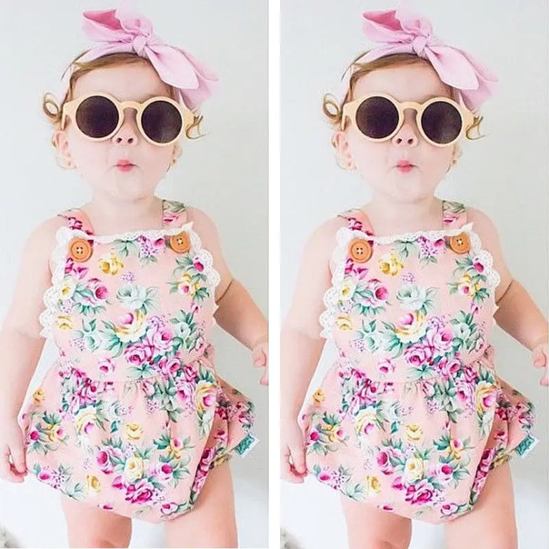 Новое поступление 2017 детские комбинезоны одежда для маленьких девочек