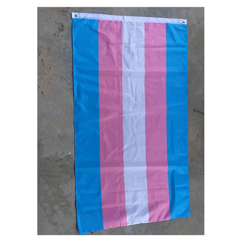 3x5 футов Радужный трансгендер флаг для геев лесбиянок ЛГБТ 90*145 см полиэстер